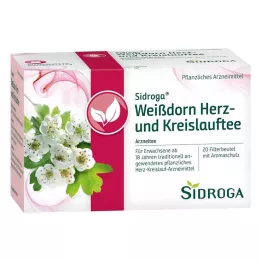 SIDROGA Galagonya szív- és keringési teafilteres zacskók, 20X1,5 g