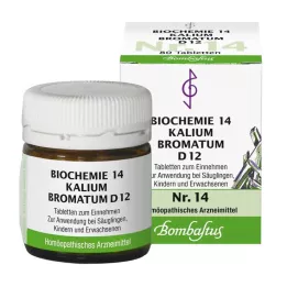 BIOCHEMIE 14 Kalium bromatum D 12 tabletta, 80 db