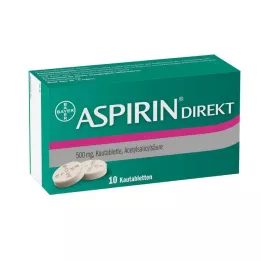 ASPIRIN Direkt rágótabletta, 10 db