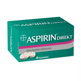 ASPIRIN Közvetlen rágótabletta, 20 db