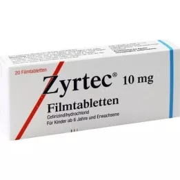 ZYRTEC Film -bevonatú tabletták, 20 db