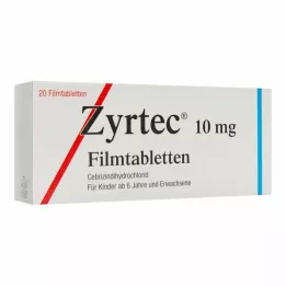 ZYRTEC Filmtabletta, 20 db