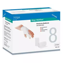 HÖGA-MUBILAST Rögzítő kötszer 8 cmx4 m celofánnal, 1 db