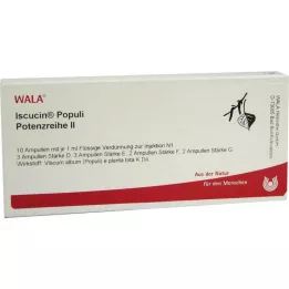 ISCUCIN populi potencia sorozat II ampulla, 10X1 ml
