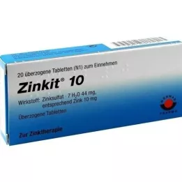 ZINKIT 10 túlzott tabletta, 20 db