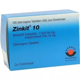 ZINKIT 10 túlzott tabletta, 100 db