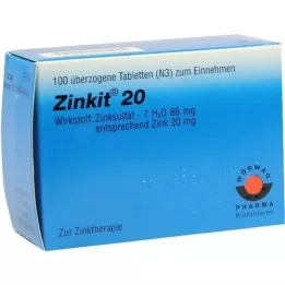 ZINKIT 20 túlzott tabletta, 100 db