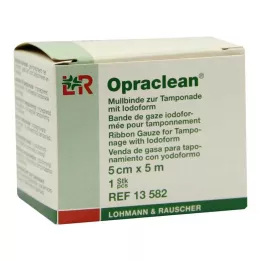 OPRACLEAN Gézkötés tamponhoz jodoformmal 5 cm x 5 m, 1 db