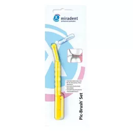 MIRADENT Interd.Pic-Brush Set sárga, 1 db
