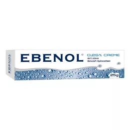 EBENOL 0,25% tejszín, 25 g