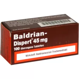 BALDRIAN DISPERT 45 mg fedett tabletta, 100 db