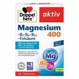 DOPPELHERZ Magnézium 400 mg tabletta, 30 db