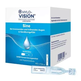 HYLO-VISION Sine egyetlen orrpipetták, 60x0,4 ml