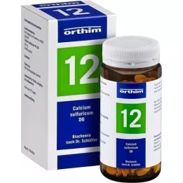 BIOCHEMIE Orthim 12 Calcium sulfuricum D 6 tabletta, 400 db