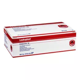 LEUKOPLAST 2,5 cmx5 m, 12 db