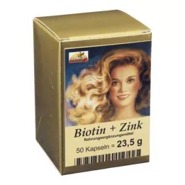 BIOTIN PLUS Cink hajkapszulák, 50 db