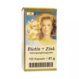BIOTIN PLUS Cink hajkapszulák, 100 db