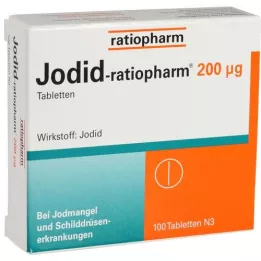 Jodidratiopharm 200 μg tabletták, 100 db