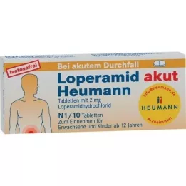 LOPERAMID Akut Heumann tabletták, 10 db