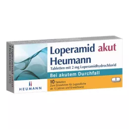 LOPERAMID akut Heumann tabletta, 10 db