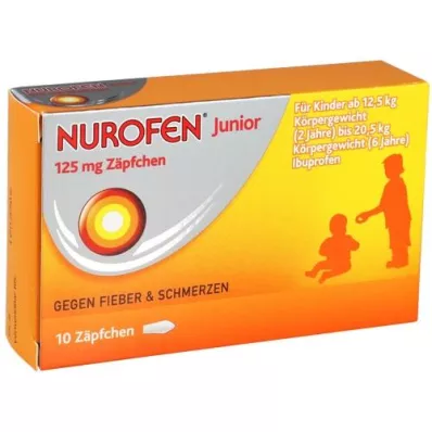 NUROFEN Junior 125 mg kúpok, 10 db