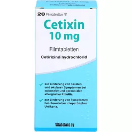 CETIXIN 10 mg film -bevonatú tabletta, 20 db