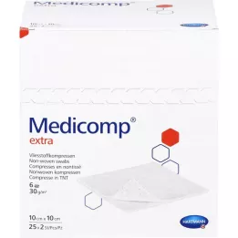 Medicomp Extra tömörítés 10x10 cm steril, 25x2 db