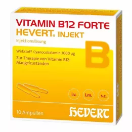 VITAMIN B12 HEVERT forte Injekt ampulla, 10X2 ml
