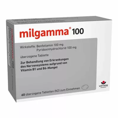 MILGAMMA 100 mg-os bevont tabletta, 60 db MILGAMMA 100 mg-os bevont tabletta, 60 db