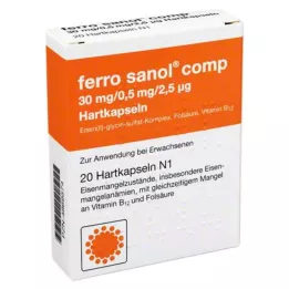 FERRO SANOL ösz. Kemény kapszula bevonatos pelletekkel, 20 db