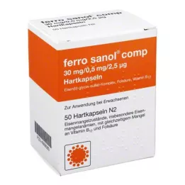 FERRO SANOL ösz. Kemény kapszula bevonatos pelletekkel, 50 db
