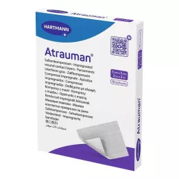 ATRAUMAN 5x5 cm-es steril borogatások, 10 db