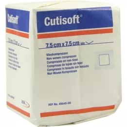 CUTISOFT A Vlies 7,5x7,5 cm -es unistil, 100 dbtömörít