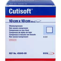CUTISOFT A Vlies 10x10 cm steril, 50x2 dbtömörít