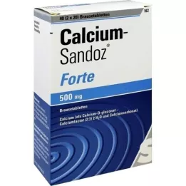 Kalcium Sandoz Forte pezsgőtabletta, 2x20 db