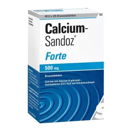 CALCIUM SANDOZ forte pezsgőtabletta, 2X20 db