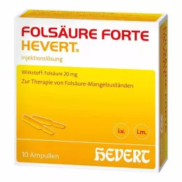 FOLSÄURE HEVERT forte ampulla, 10X2 ml