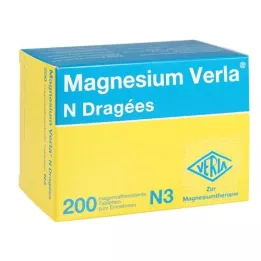 MAGNESIUM VERLA N DRAGEES, 200 db