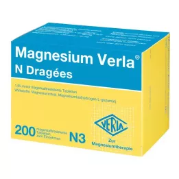 MAGNESIUM VERLA N drazsék, 200 db