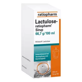LACTULOSE-ratiopharm szirup, 500 ml