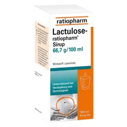 LACTULOSE-ratiopharm szirup, 1000 ml