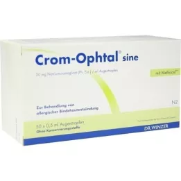 CROM-OPHTAL Sine szemcseppek EDB, 50x0,5 ml