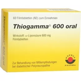 THIOGAMMA 600 orális film -bevonatú tabletta, 60 db