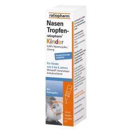NASENTROPFEN-ratiopharm Kinder Tartósítószer mentes, 10 ml
