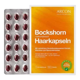 BOCKSHORN+Mikrotápanyag Hajkapszula Tisane plus, 180 db