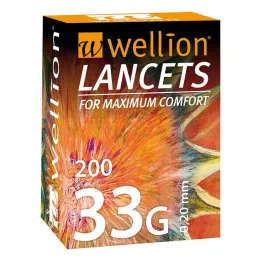 WELLION Lancets 33 G, 200 db