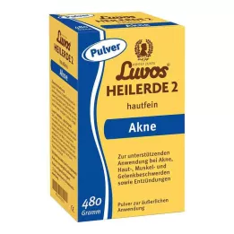 LUVOS Gyógyító agyag 2, finom bőr, 480 g