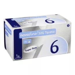 NOVOFINE 6 mm-es kanülök 32 G tip etw, 100 db