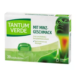 TANTUM VERDE 3 mg-os menta ízű pasztilla, 20 db