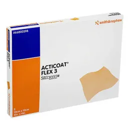 Acticoat Flex 3 10x10 cm-es kötszer, 5 db